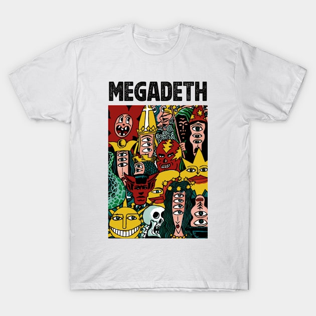 Monsters Party of Megadeth T-Shirt by micibu